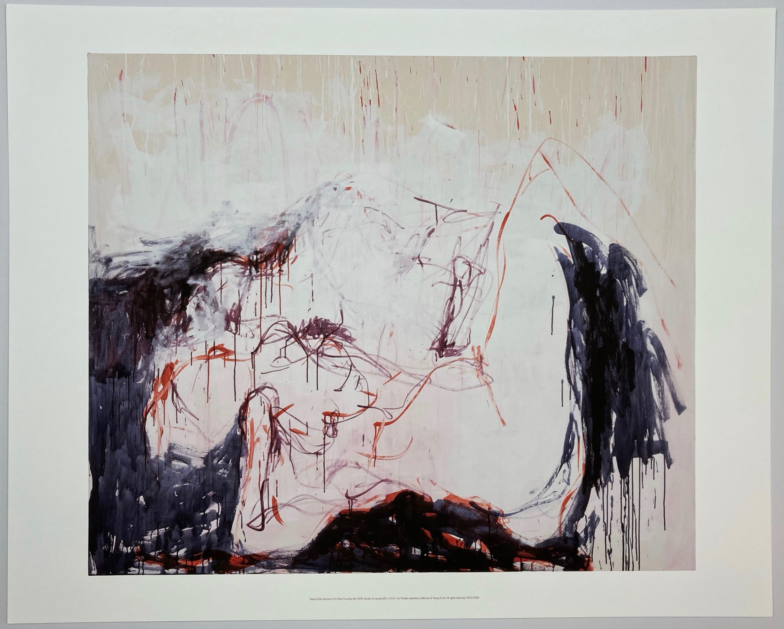 because you kept touching me print tracey emin