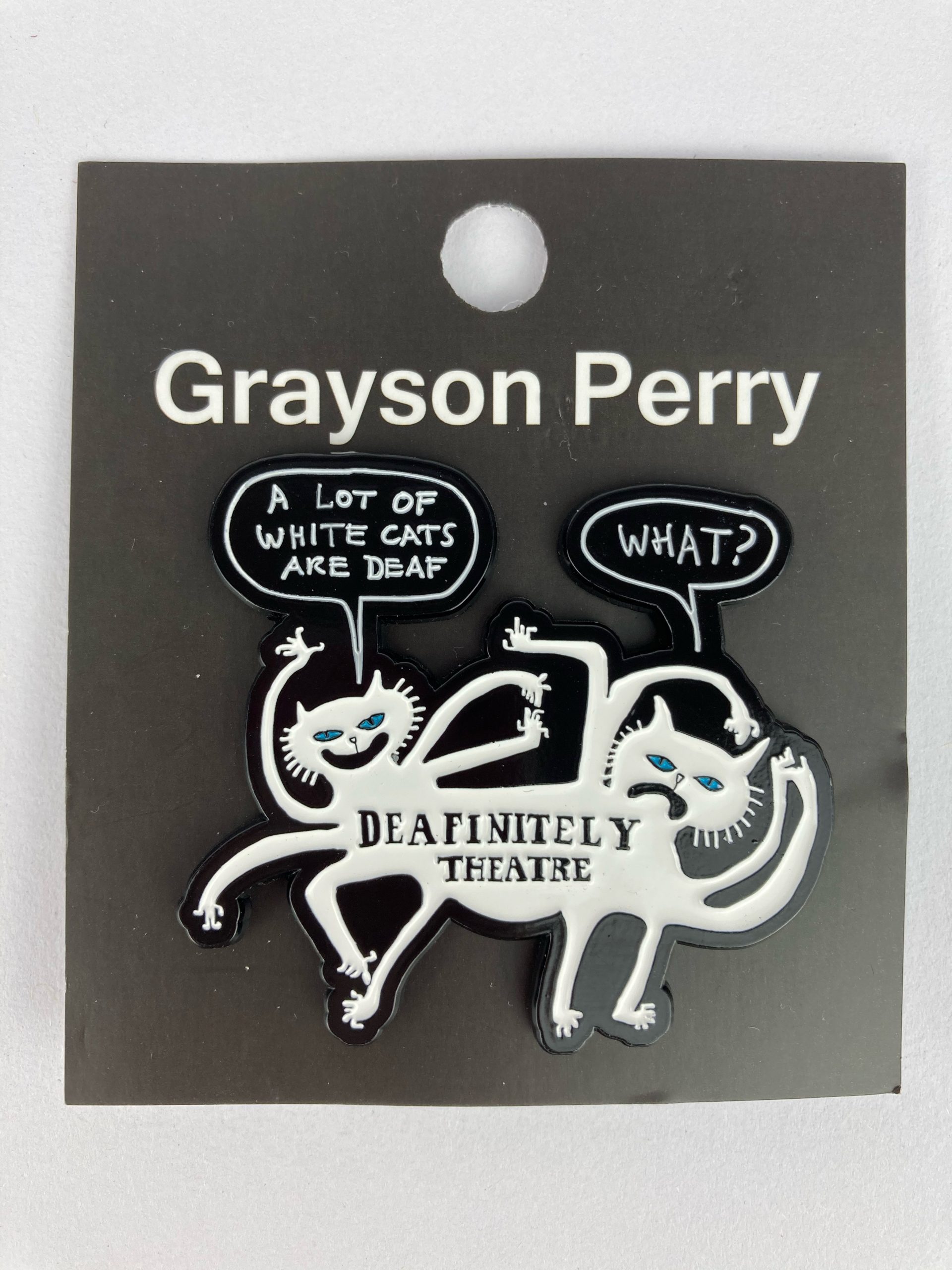 grayson perry enamel brooch deafinitely theatre