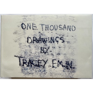 one thousand drawings book signed tracey emin