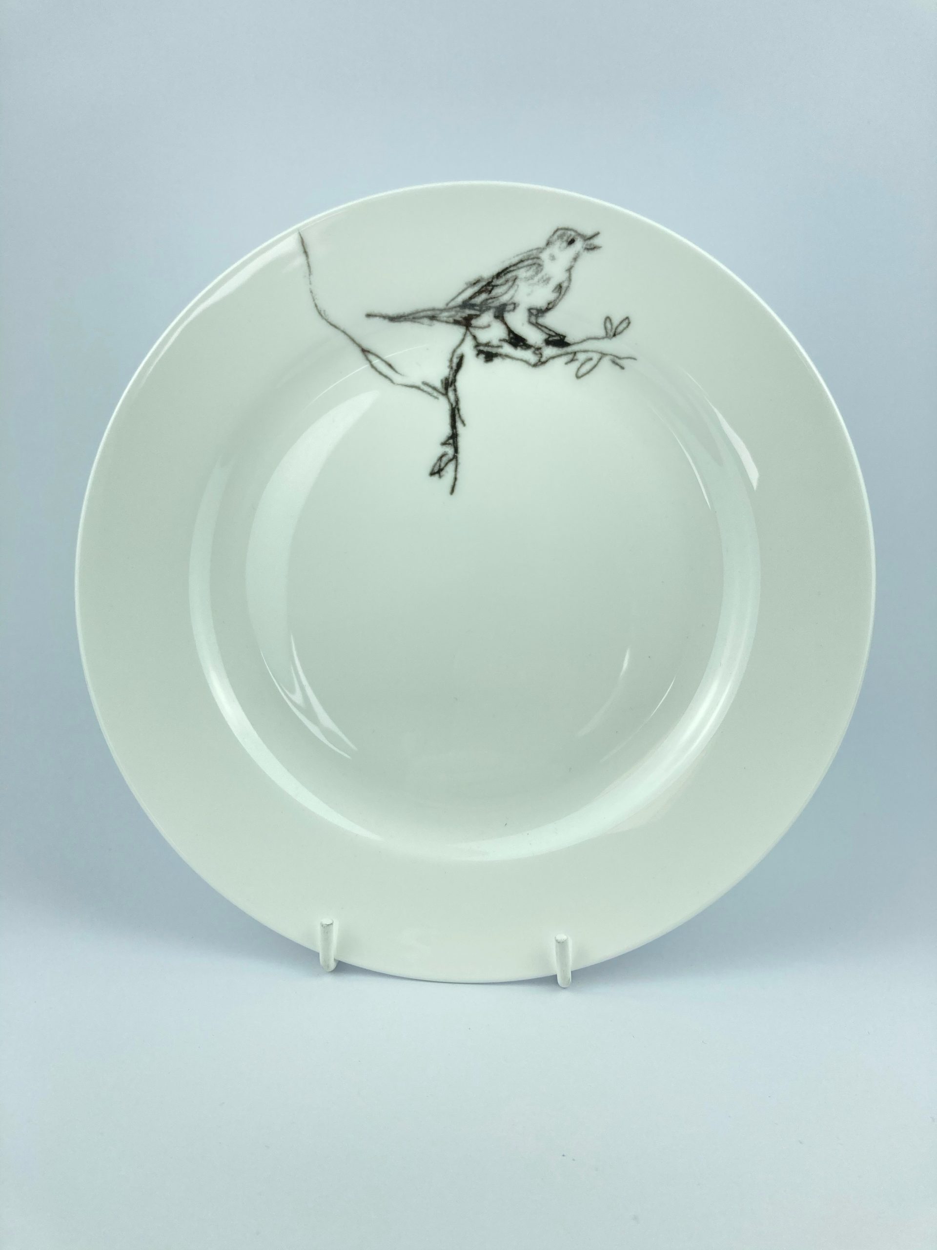 small and beautiful porcelain plate tracey emin