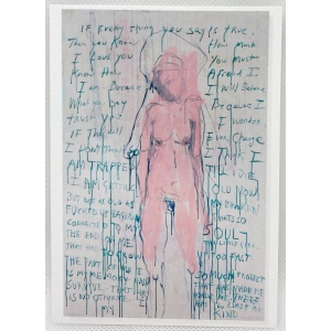 tracey emin the last of my kind postcard