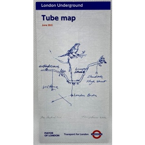 tracey emin tube map central line