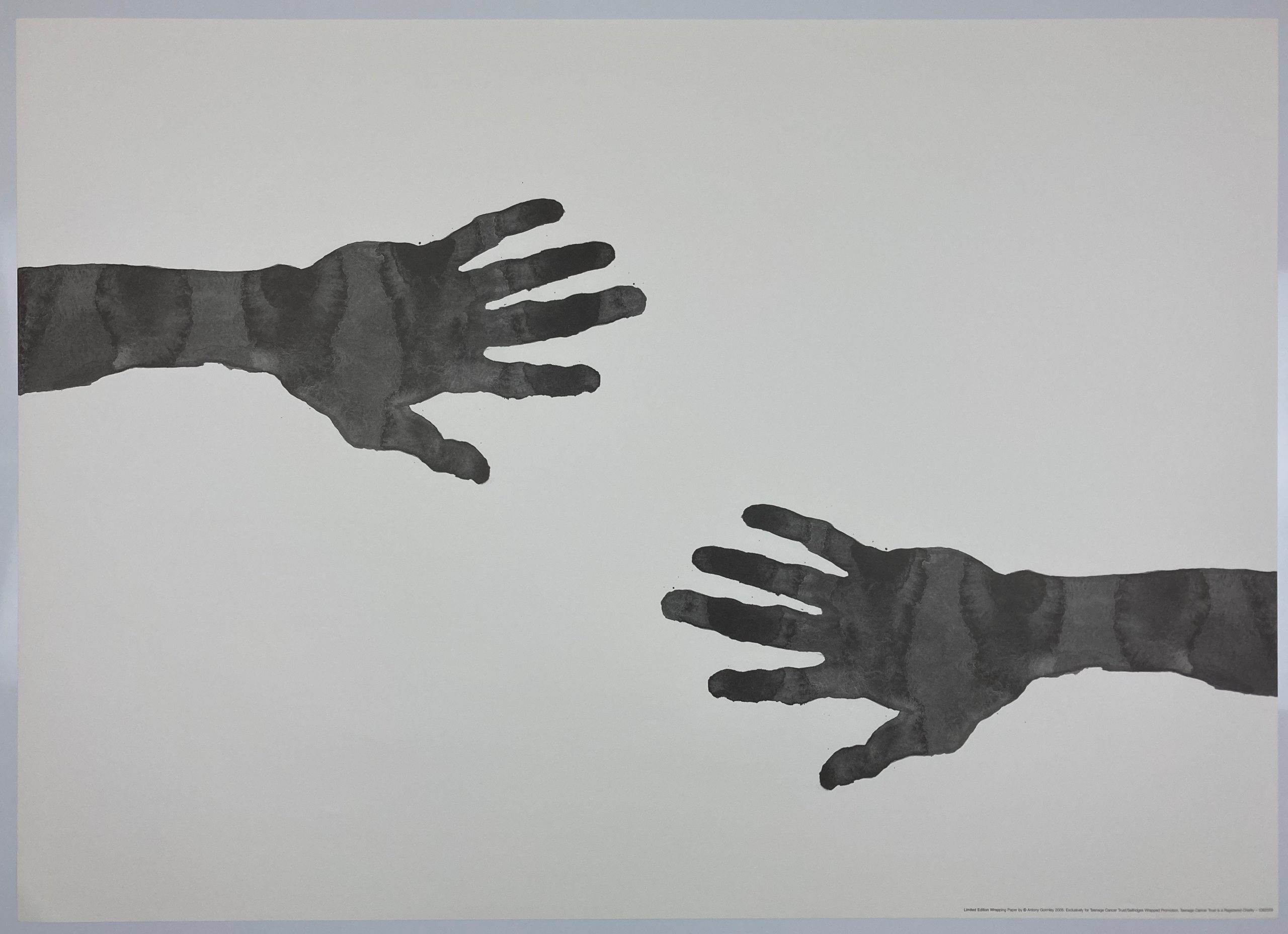antony gormley print hands 2005 limited edition