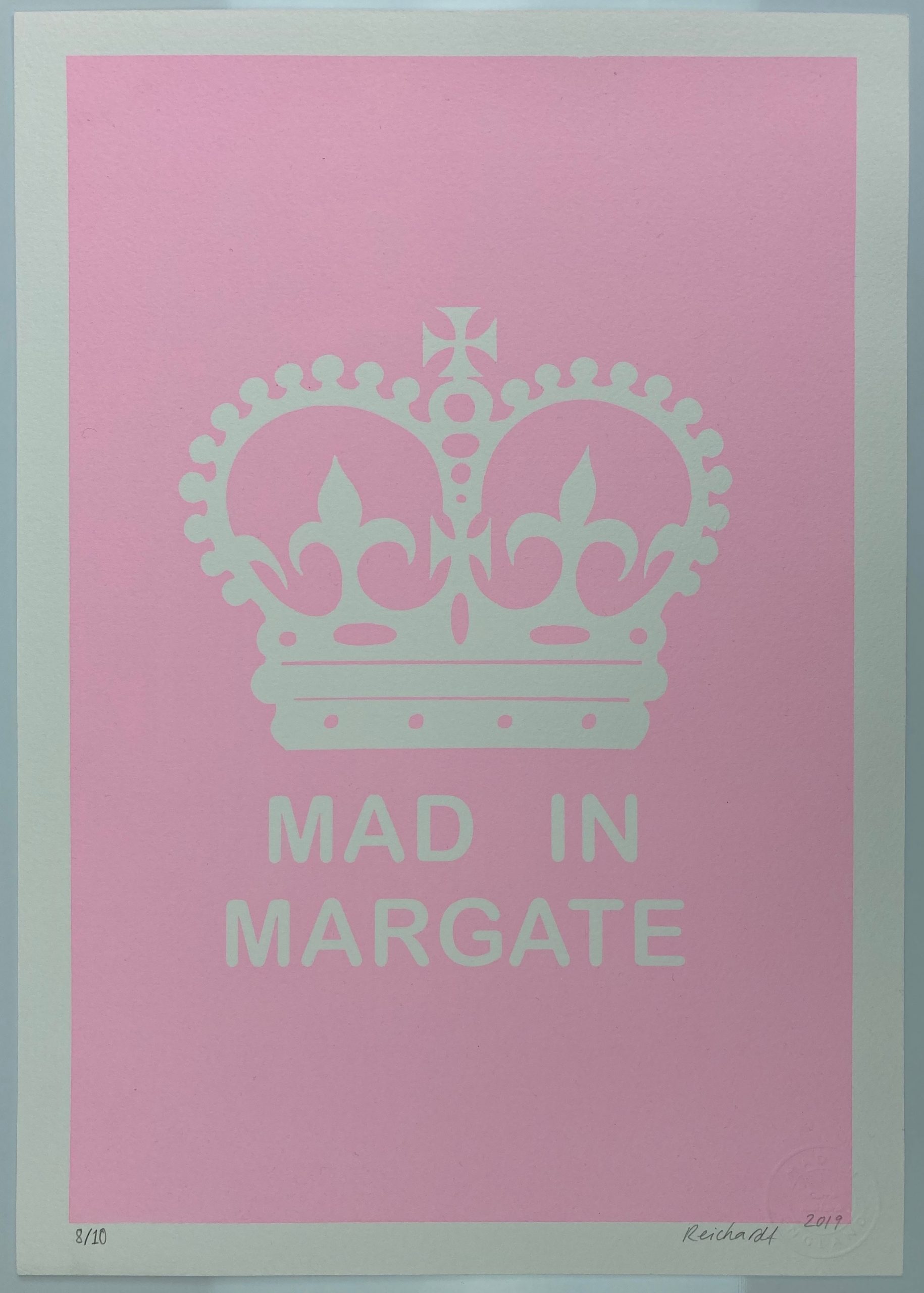 carrie reichardt mad in margate pink limited edition print
