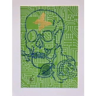Tysie Fantasy Linocut Original