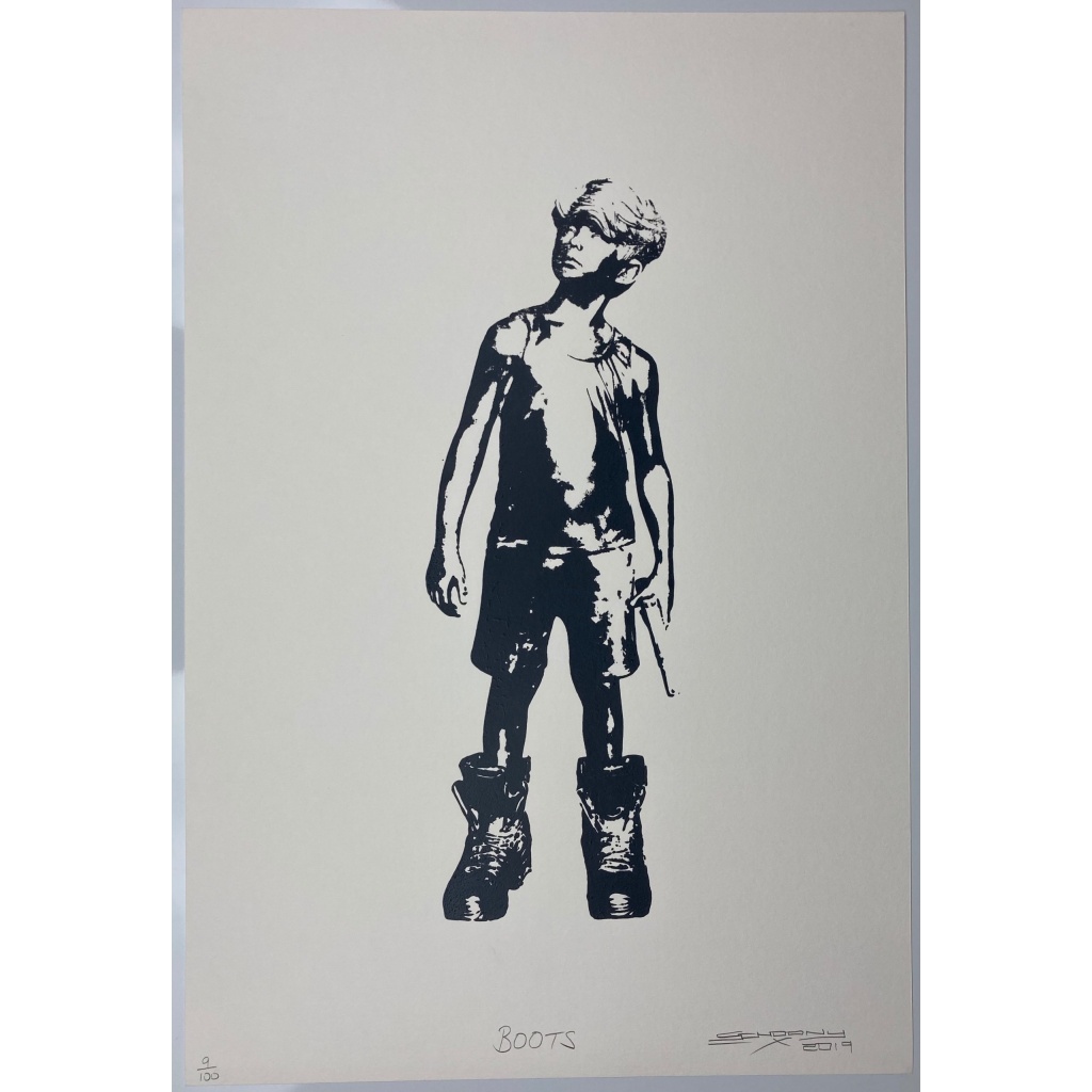 schoony boots print limited edition