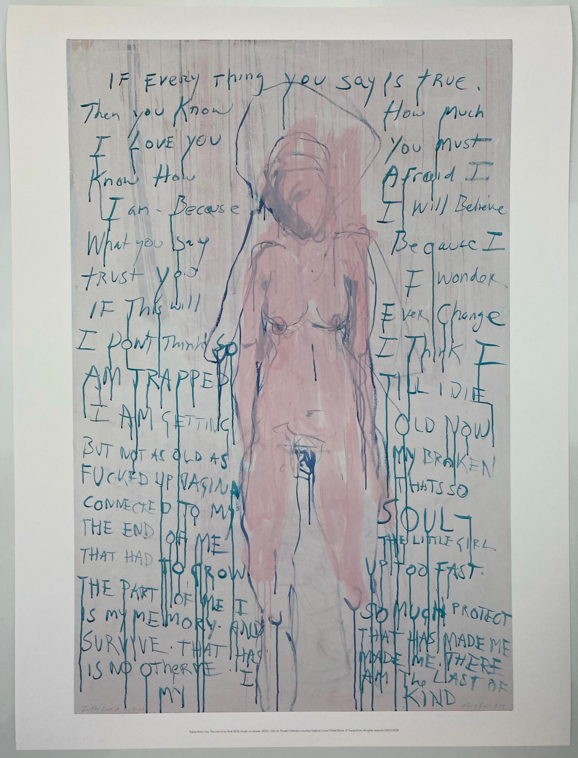 tracey emin print edition i am the last of my kind