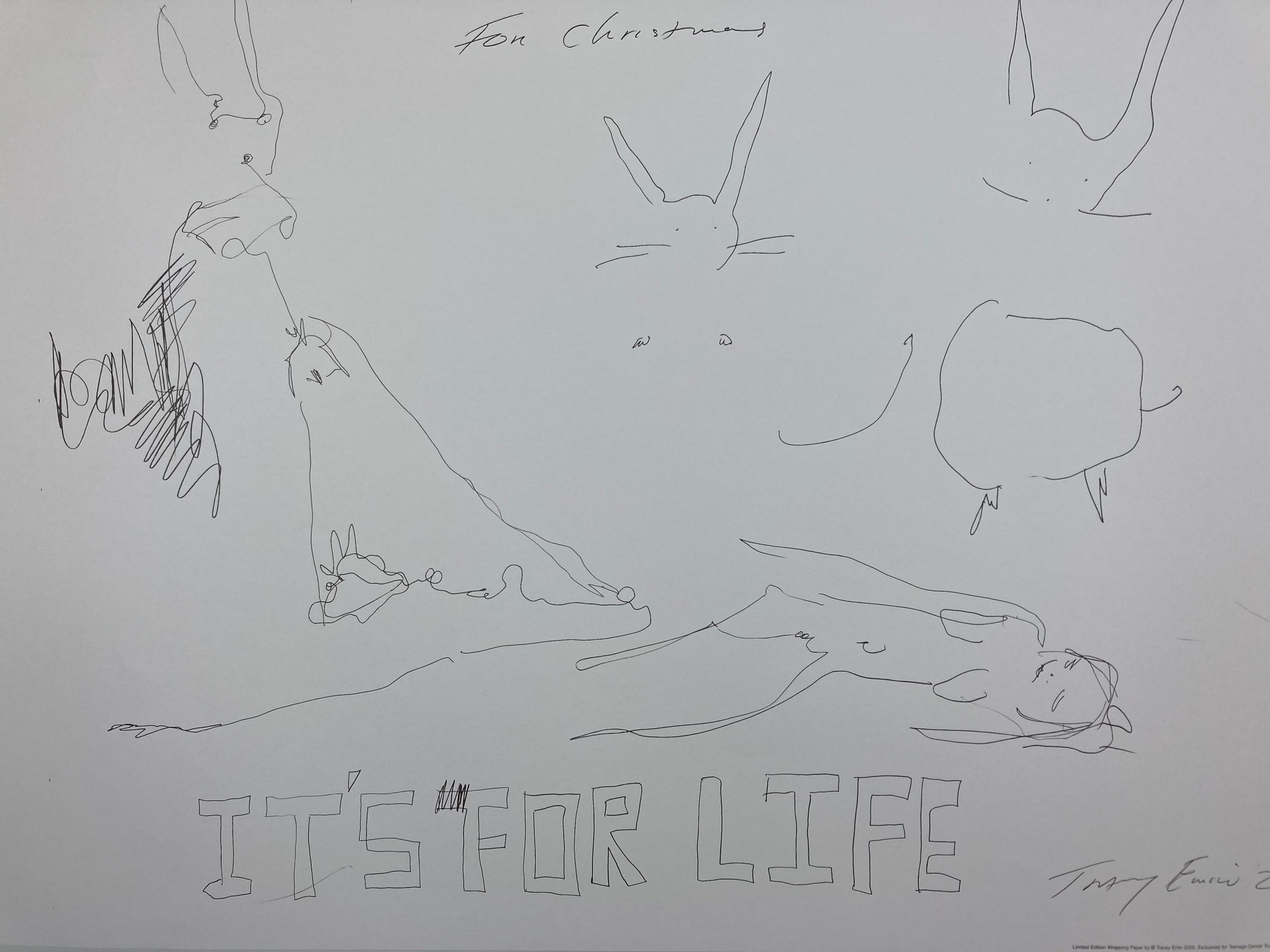 tracey emin print edition its for life tracey emin print edition its for life
