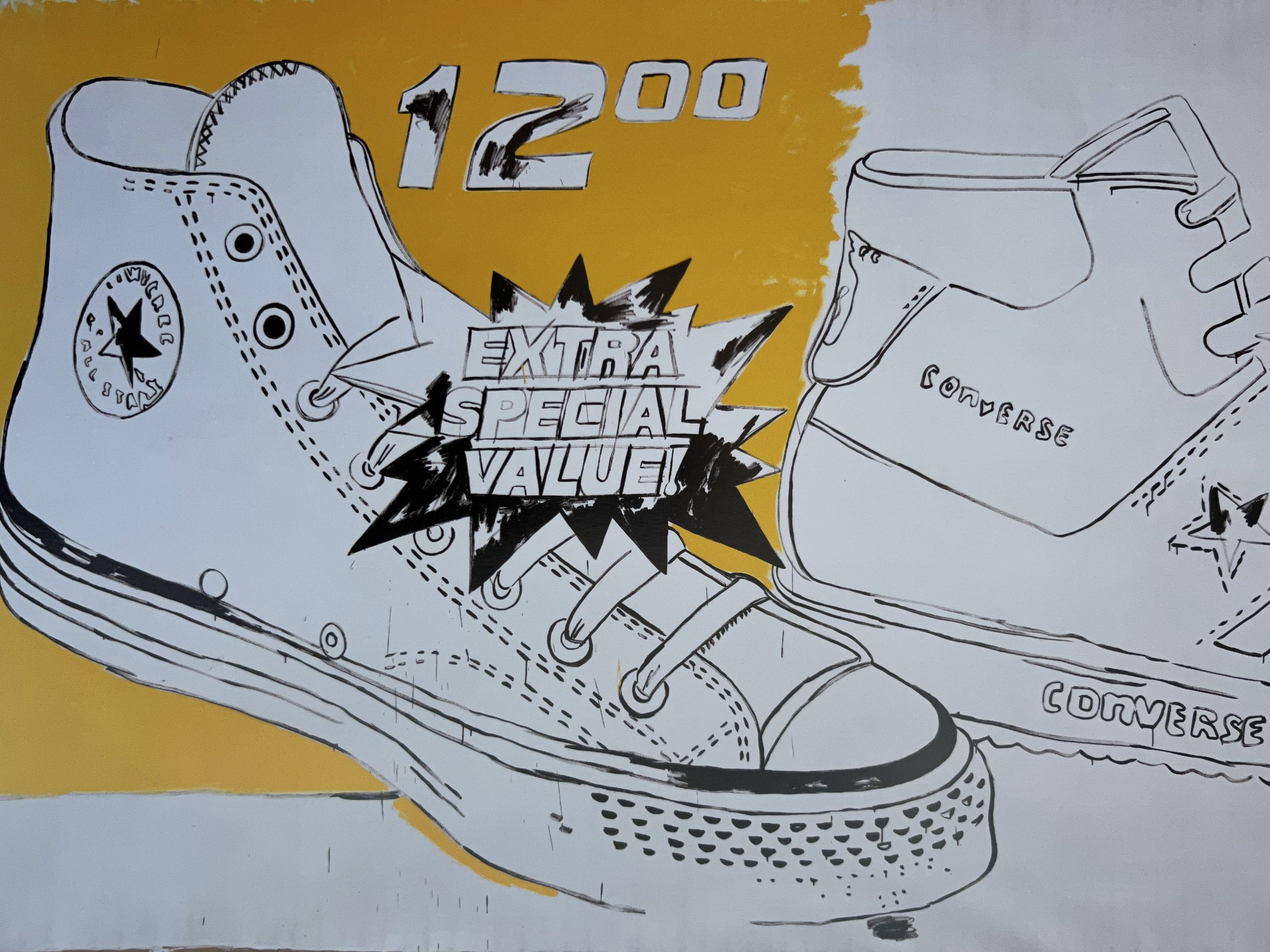 Andy Warhol Late Paintings Original 1992 Poster FT Converse