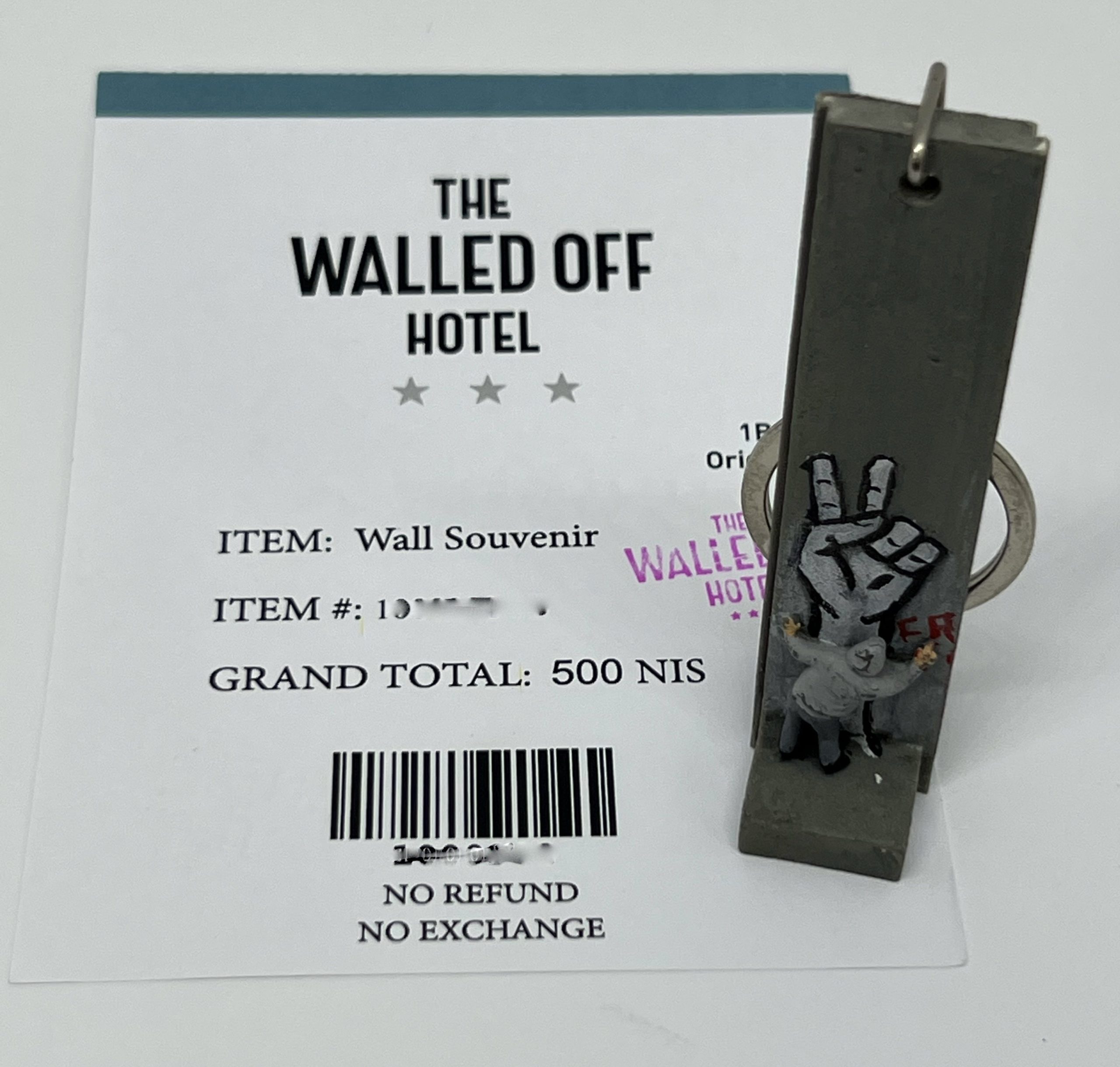 Banksy Peace Key Fob woh Banksy Peace Key Fob woh