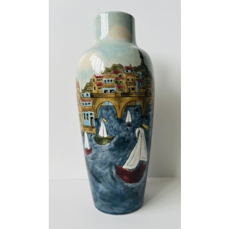cobridge pottery riviera vase limited edition
