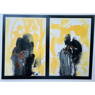 Maggi Hambling Stage Diptych