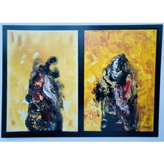 Maggi Hambling Stage Diptych