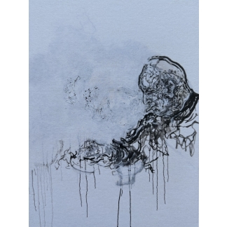 Maggi Hambling Lett Working Art card